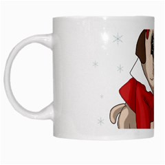 Pug Xmas White Mugs