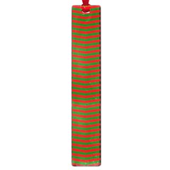 Christmas Red And Green Chevron Zig Zag Stripes Large Book Marks by PodArtist