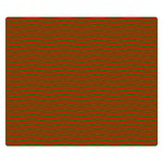 Christmas Red and Green Chevron Zig Zag Stripes Double Sided Flano Blanket (Small)  50 x40  Blanket Front