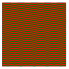 Christmas Red And Green Chevron Zig Zag Stripes Large Satin Scarf (square) by PodArtist