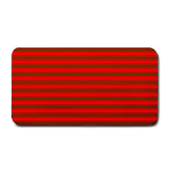 Christmas Red And Green Bedding Stripes Medium Bar Mats by PodArtist