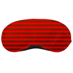 Christmas Red And Green Bedding Stripes Sleeping Masks by PodArtist