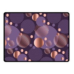 Random Polka Dots, Fun, Colorful, Pattern,xmas,happy,joy,modern,trendy,beautiful,pink,purple,metallic,glam, Fleece Blanket (small)