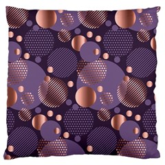 Random Polka Dots, Fun, Colorful, Pattern,xmas,happy,joy,modern,trendy,beautiful,pink,purple,metallic,glam, Standard Flano Cushion Case (one Side) by NouveauDesign