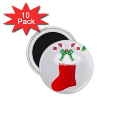 Christmas Stocking 1 75  Magnets (10 Pack)  by christmastore