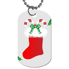 Christmas Stocking Dog Tag (two Sides) by christmastore