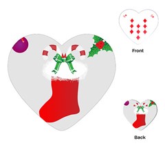 Christmas Stocking Playing Cards (heart)  by christmastore