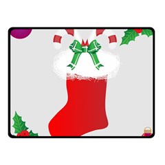 Christmas Stocking Fleece Blanket (small)