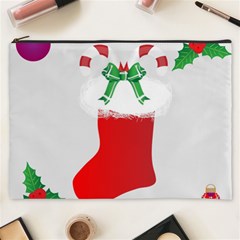 Christmas Stocking Cosmetic Bag (xxxl)  by christmastore