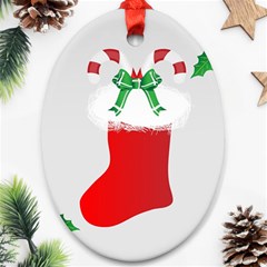 Christmas Stocking Ornament (oval)