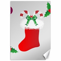 Christmas Stocking Canvas 12  X 18   by christmastore