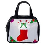 Christmas Stocking Classic Handbags (2 Sides) Back