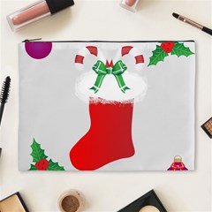 Christmas Stocking Cosmetic Bag (xl) by christmastore