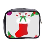 Christmas Stocking Mini Toiletries Bag 2-Side Back