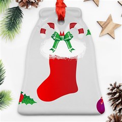 Christmas Stocking Bell Ornament (two Sides)