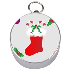 Christmas Stocking Silver Compasses by christmastore