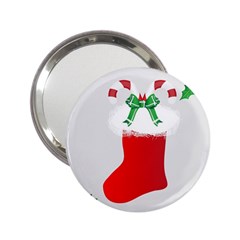 Christmas Stocking 2 25  Handbag Mirrors