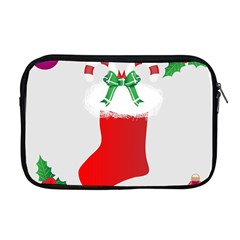 Christmas Stocking Apple Macbook Pro 17  Zipper Case