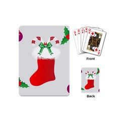 Christmas Stocking Playing Cards (mini) 