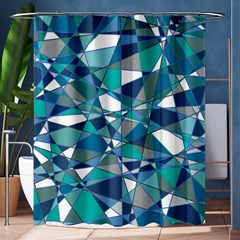 Abstract Background Blue Teal Shower Curtain 60  X 72  (medium)  by Celenk