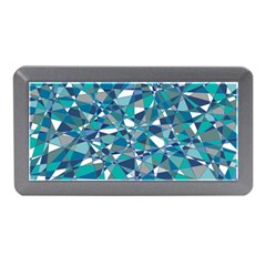 Abstract Background Blue Teal Memory Card Reader (mini)