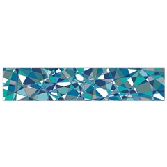 Abstract Background Blue Teal Small Flano Scarf by Celenk