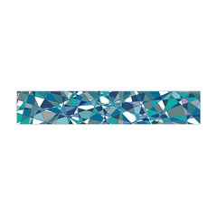 Abstract Background Blue Teal Flano Scarf (mini) by Celenk