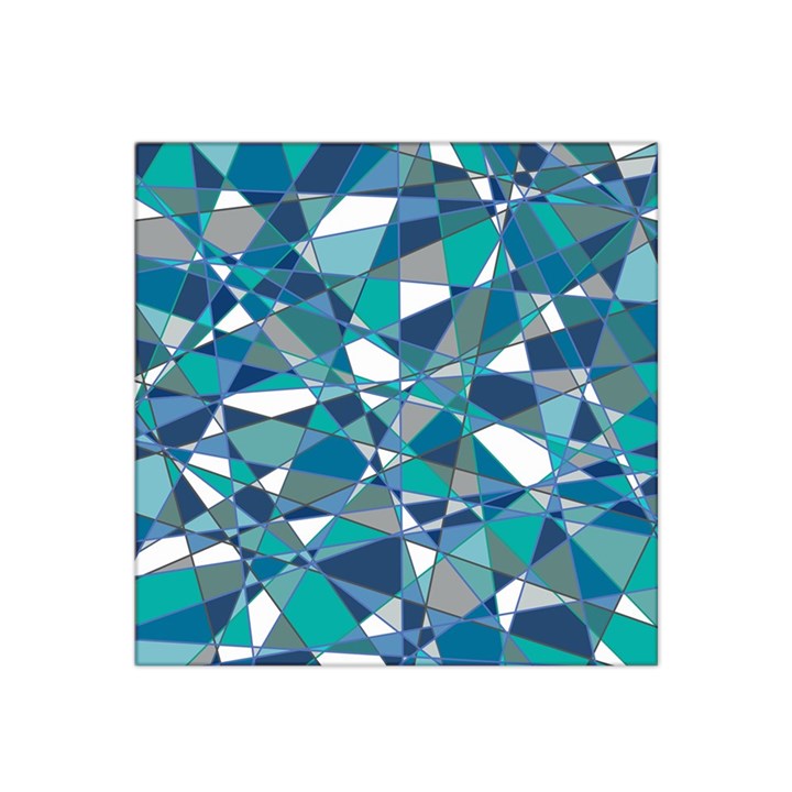 Abstract Background Blue Teal Satin Bandana Scarf