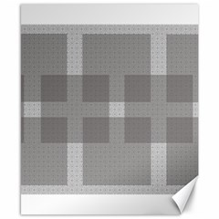 Gray Designs Transparency Square Canvas 8  X 10  by Celenk