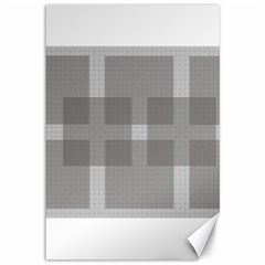 Gray Designs Transparency Square Canvas 12  X 18   by Celenk