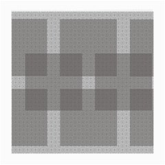 Gray Designs Transparency Square Medium Glasses Cloth (2-side) by Celenk