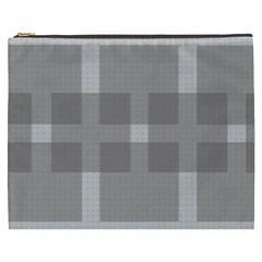 Gray Designs Transparency Square Cosmetic Bag (xxxl)  by Celenk