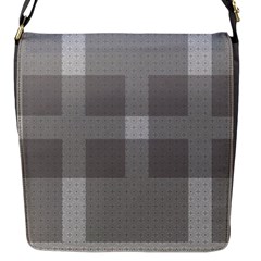 Gray Designs Transparency Square Flap Messenger Bag (s) by Celenk