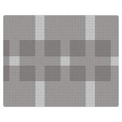 Gray Designs Transparency Square Double Sided Flano Blanket (medium)  by Celenk