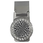 Fractal Symmetry Pattern Network Money Clips (CZ)  Front