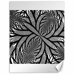 Fractal Symmetry Pattern Network Canvas 18  x 24  