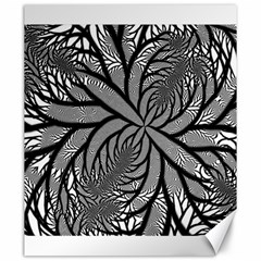 Fractal Symmetry Pattern Network Canvas 20  x 24  