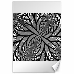 Fractal Symmetry Pattern Network Canvas 20  x 30  