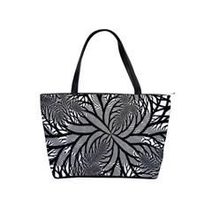 Fractal Symmetry Pattern Network Shoulder Handbags