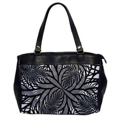 Fractal Symmetry Pattern Network Office Handbags