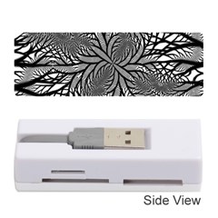 Fractal Symmetry Pattern Network Memory Card Reader (stick)  by Celenk