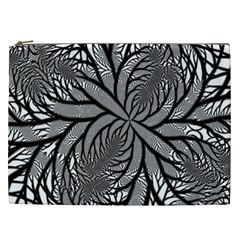 Fractal Symmetry Pattern Network Cosmetic Bag (XXL) 