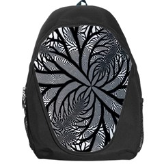 Fractal Symmetry Pattern Network Backpack Bag