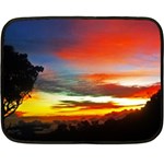 Sunset Mountain Indonesia Adventure Double Sided Fleece Blanket (Mini)  35 x27  Blanket Front