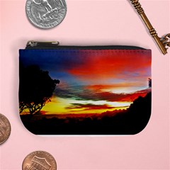 Sunset Mountain Indonesia Adventure Mini Coin Purses by Celenk