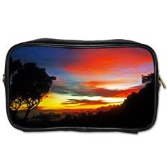 Sunset Mountain Indonesia Adventure Toiletries Bags 2-side by Celenk