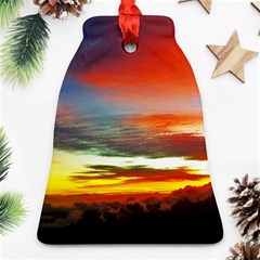 Sunset Mountain Indonesia Adventure Ornament (bell) by Celenk