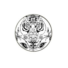 Tiger Animal Decoration Flower Hat Clip Ball Marker by Celenk