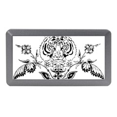 Tiger Animal Decoration Flower Memory Card Reader (mini) by Celenk