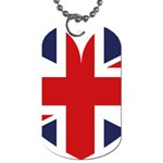 Uk Flag United Kingdom Dog Tag (Two Sides) Front